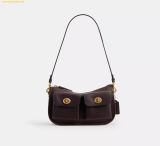  Túi Xách Đeo Vai Coach Twin Turnlock Waverly Bag - CDZ20 - Maple 