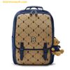 Balo MLB Diamond Monogram Jacquard Boston Red Sox Backpack 7ABKMD24N-43BGS Màu Be