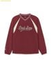 Áo Tay Dài MLB Varsity Sportive Curlsive Woven Man-to-Man Boston Red Sox 3AMTV1254-43WIS Đỏ