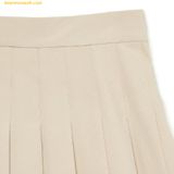  Chân Váy MLB Women's Classic Sports Pleated Skirt BOS (L.Beige) 3FSKG0134-43BGL 