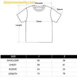  Áo Phông ADLV Blur Sketch Bear Short Sleeve T-Shirt Đen 