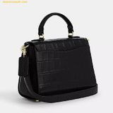  Túi Đeo Vai Coach Morgan Top Handle Satchel CN747 Màu Đen 