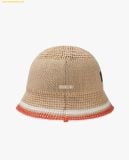  Mũ Bucket MLB Knit Crochet Bucket Hat NY Beige 3AHTK014N-50BGL 