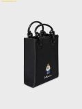  Túi Đeo Chéo WHOAU Canvas Mini Square Bag Đen 