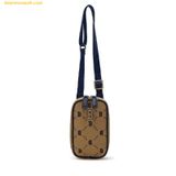  Túi Đeo Chéo MLB Diamond Monogram Phone Pouch Boston Red Sox Beige 7ACRMD94N-43BGS 