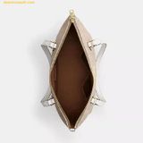  Túi Tote Coach Gallery Tote Bag In Signature Canvas CW381 Chalk 