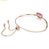 Vòng Tay, Lắc Tay Swarovski Hyperbola bangle Heart, Pink, Rose gold-tone plated 5683581 