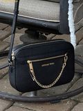  Túi Đeo Chéo Michael Kors Jet Set Large Saffiano Leather Crossbody Bag Black 35S1GTTC7L 