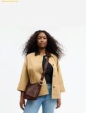  Túi Đeo Vai Coach Bleecker 21 Bucket Bag Russet Maple 