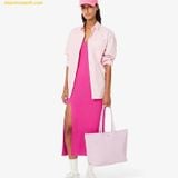  Túi Tote Lacoste Women's Large L.12.12 Concept NF1888PO-Q49 Lady Pink Màu Hồng Nhạt 
