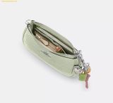  Túi Đeo Vai Coach Teri Mini Crossbody Bag In Signature Leather With Heart Charm Pale Green CCZ29 