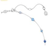  Dây Chuyền Swarovski Constella necklace Mixed cuts, Blue, Rhodium plated 5732255 