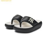  Dép MLB Base Flip Flops New York Yankees Black 3ALPBFL43-50BKS 