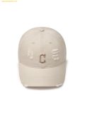  Mũ Lưỡi Trai MLB Damage Washed Unstructured Ball Cap CLE (Mg.Sand) 3ACPVV34N-45SAM 