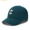 Mũ Lưỡi Trai MLB Premium Basic Small Logo Structure Ball Cap CLE (D.Green) 3ACPB094N-45GND Xanh