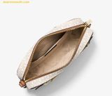  Túi Đeo Chéo Michael Kors Jet Set Large Saffiano Leather Crossbody Bag 35S1GTTC9B Vanila 