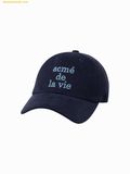  Mũ Lưỡi Trai ADLV Cotton Napping 3D Embo Ball Cap Navy 