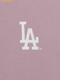  Áo Phông MLB Basic Street Color Letter Oversized Short Sleeve T-shirt LA Dodgers Lavender 3ATSB1563-07LDL 