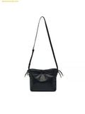  Túi Đeo Chéo MLB New York Yankees Monogram Embossed Bucket Bag Black 7ACRM086N-50BKS 