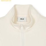 Áo Sweat MLB Basic Small Logo Half-zip Man-to-Man BOS Trắng Cream 3AMTB0241-43CRD 