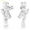  Bông Tai, Khuyên Tai Swarovski Matrix drop earrings Mixed cuts, White, Rhodium plated 5700418 