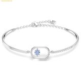  Vòng Tay Swarovski Una bracelet Circular cut, oval, blue, rhodium plated - SKU 5646749 