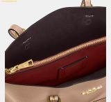  Túi Tote Coach Mollie Tote Bag 25 Taupe Oxblood 