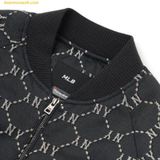  Áo Khoác Bomber MLB Diamond Monogram Jacquard Baseball Jumper NY (Black) 3AJPM0224-50BKS 