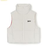  Áo Khoác Phao Ghile MLB Women's Varsity Padded Vest NY (Cream) 3FDVV1046-50CRS 