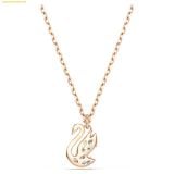  Dây Chuyền Swarovski Swan pendant Mixed cuts, Swan, White, Rose gold-tone plated 5738203 