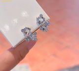  Bộ Dây Chuyền, Lắc , Bông Tai Swarovski Constella set Mixed cuts, White, Rhodium plated 5738285 