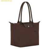  Túi Xách Longchamp Le Pliage Green M Tote bag Mocha 