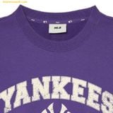  Áo Sweat MLB Varsity Fleece Overfit Man-to-Man NY (Violet) 3AMTV0436-50VOS Tím 