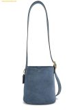  Túi Đeo Vai Coach Bleecker 21 Suede Bucket Bag Light Denim CCW84 