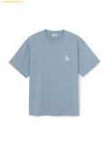  Áo Phông MLB Vintage Denim-like Monogram Big Lux Oversized Short Sleeve T-shirt LA Dodgers D.Skyblue 3ATSM0663-07SBD 