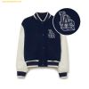 Áo Khoác Bomber MLB Women's Wool Sleeveless Crop Varsity Jacket LA (Navy) 3FJPV0134-07NYS