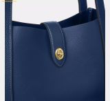  Túi Tote Coach Hadley Turnlock Tote Bag CAL17 Deep Blue 