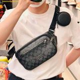  Túi Đeo Hông Coach Elias Belt Bag In Signature Canvas CZ400 