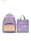  Balo Kèm Túi Tote MLB Aurora Monogram Backpack Set NY L.Lavender 7FBKM015N-50LDL 