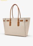  Túi Tote Michael Kors Hamilton Moderne Large Signature Logo Tote Bag 30F5GNXT3B Vanila 