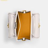  Túi Đeo Chéo Coach Safari Tote Bag CW643 Chalk 