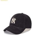  Mũ Lưỡi Trai MLB Corduroy Unstructured Ball Cap New York Yankees 3ACPWC156-50CGS Đen (Nhung Tâm) 