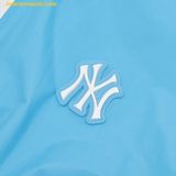  Áo Khoác Gió MLB Women's Crop Colorblock Windbreaker 3FWJB0421-50NYL Xanh Phối Trắng 