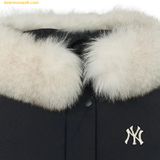  Áo Khoác Phao Dài MLB Curve Long Down New York Yankees 3FDJB1246-50BKS - Đen 