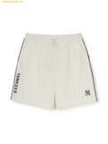  Quần Shorts MLB Varsity Sportive Piping 5-part Shorts New York Yankees 3ASMV0153-50IVS trắng kem 