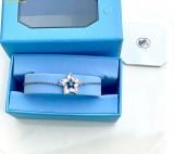  Vòng Tay, Lắc Tay Swarovski Stella Bracelet Star, Blue, Rhodium Plated 5639187 