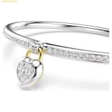  Vòng Tay Swarovski Idyllia bangle Mixed cuts, Heart, Pink, Mixed metal finish SKU: 5737267 