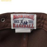  Mũ Lưỡi Trai MLB Newfit Structure Ball Cap SD (D.Brown) - 3ACP0802N-13BRD Nâu Phom Cứng 