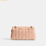  Túi Xách Coach Tabby Shoulder Bag 26 With Quilting CP150 - Hồng Cream 