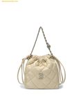  Túi Đeo Chéo MLB Basic Quilted PU Mini Bucket Crossbody Bag Boston Red Sox Cream 3ACRBQ16N-43CRS 